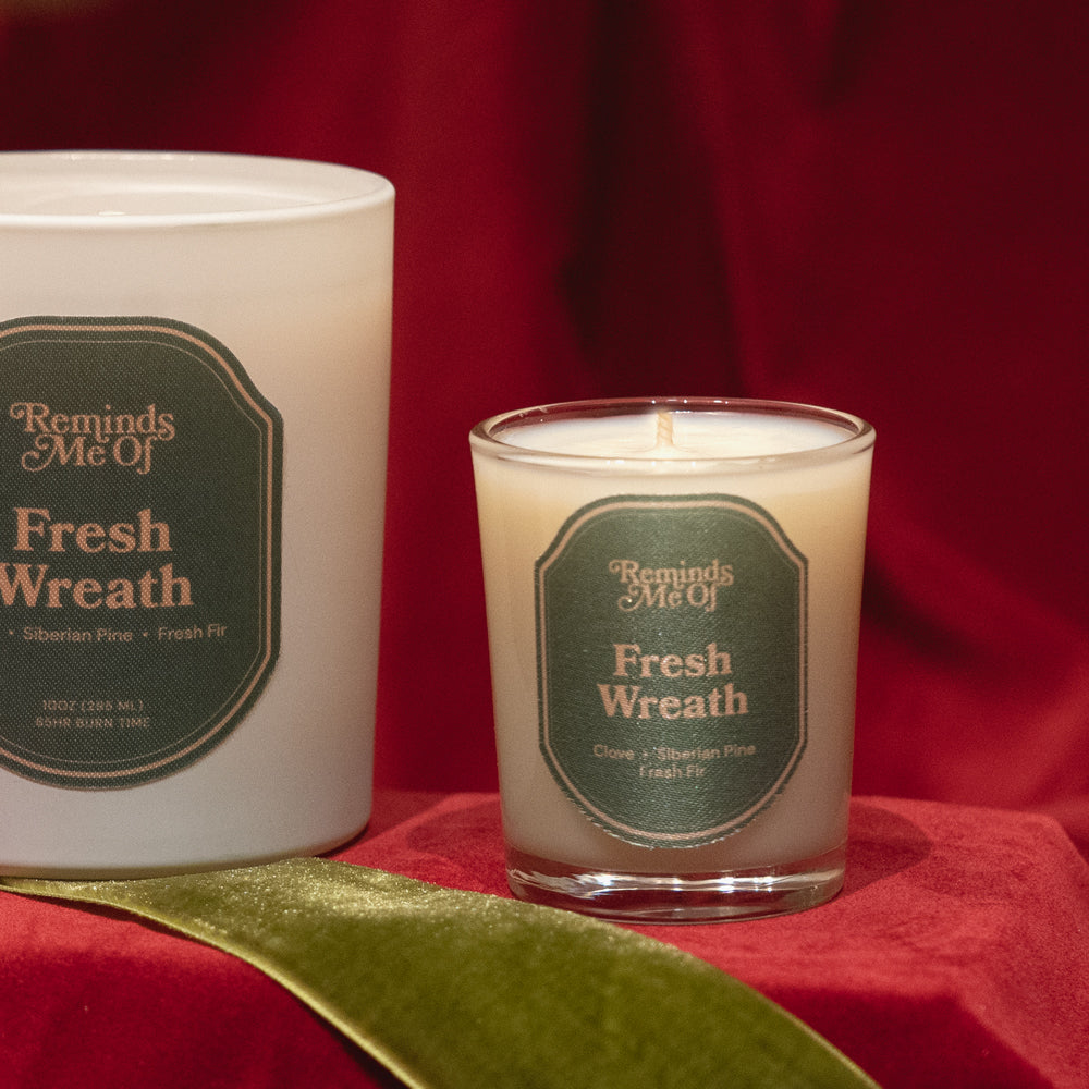 Fresh Wreath Votive Mini