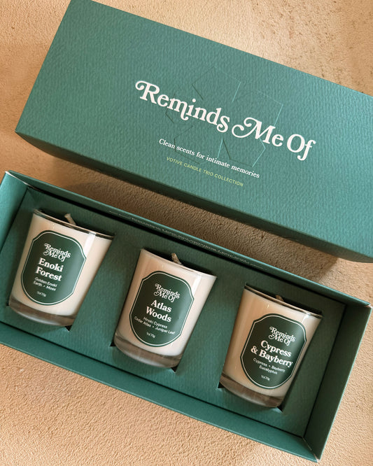 Festive Votive Mini Trio Gift Set