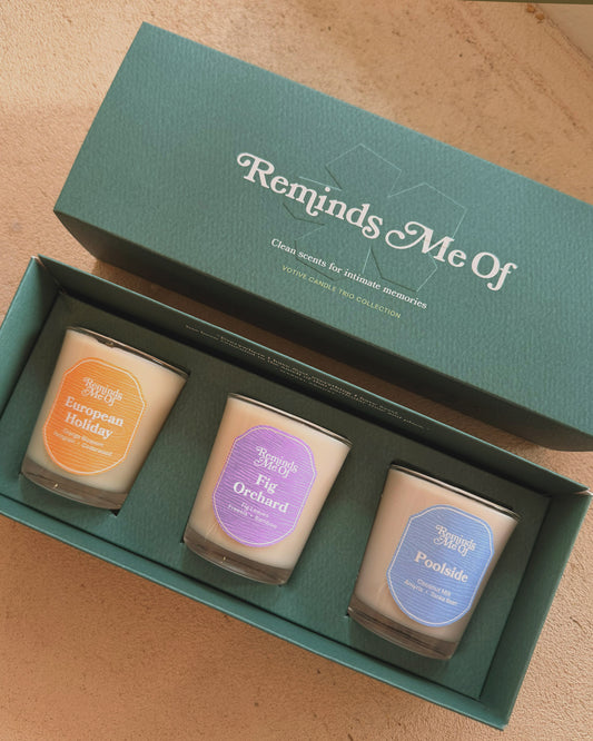 Holiday Memories Votive Mini Trio Gift Set